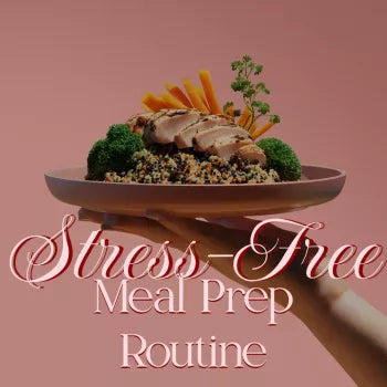 Stress-Free Meal Prep Routine | Digital Guide for Easy Batch Cooking, Pantry Tips, and Time-Saving Hacks | Printable eBook Download