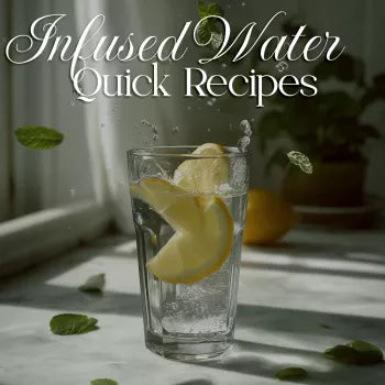 Quick Infused Water Recipes Daily Checklist | Printable Digital Download | Easy DIY Fruit & Herb Water Ideas
