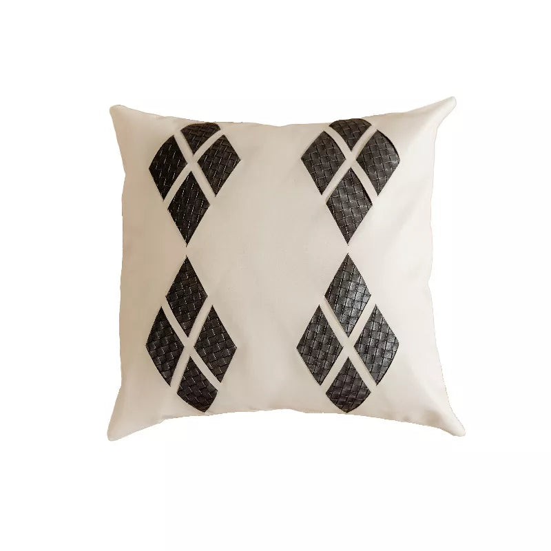 Modern Geometric 18×18″ Throw Pillow Cover – Minimalist Home Décor