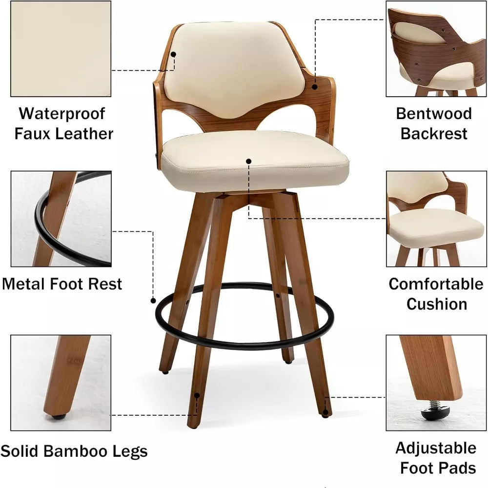 Swivel Counter Height Bar Stools Set of 2 - DSARD