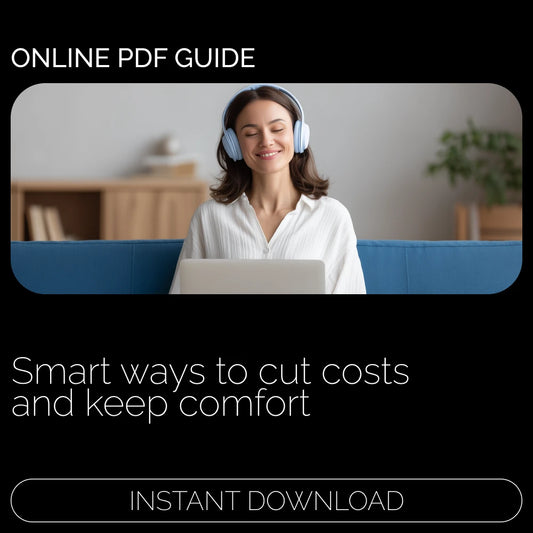 Smart & Savvy: Simple Ways to Slash Household Expenses Without Sacrificing Comfort | Printable Home Budget Guide | Practical Tips for Reducing Household Expenses | Frugal Living eBook