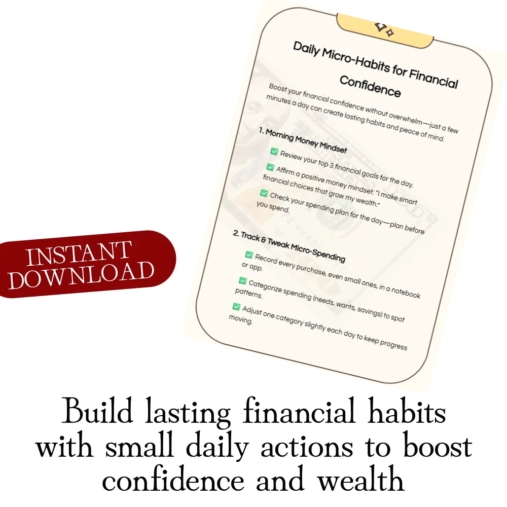 Daily Micro-Habits for Financial Confidence – Build Lasting Wealth in Minutes a Day | eBook Download
