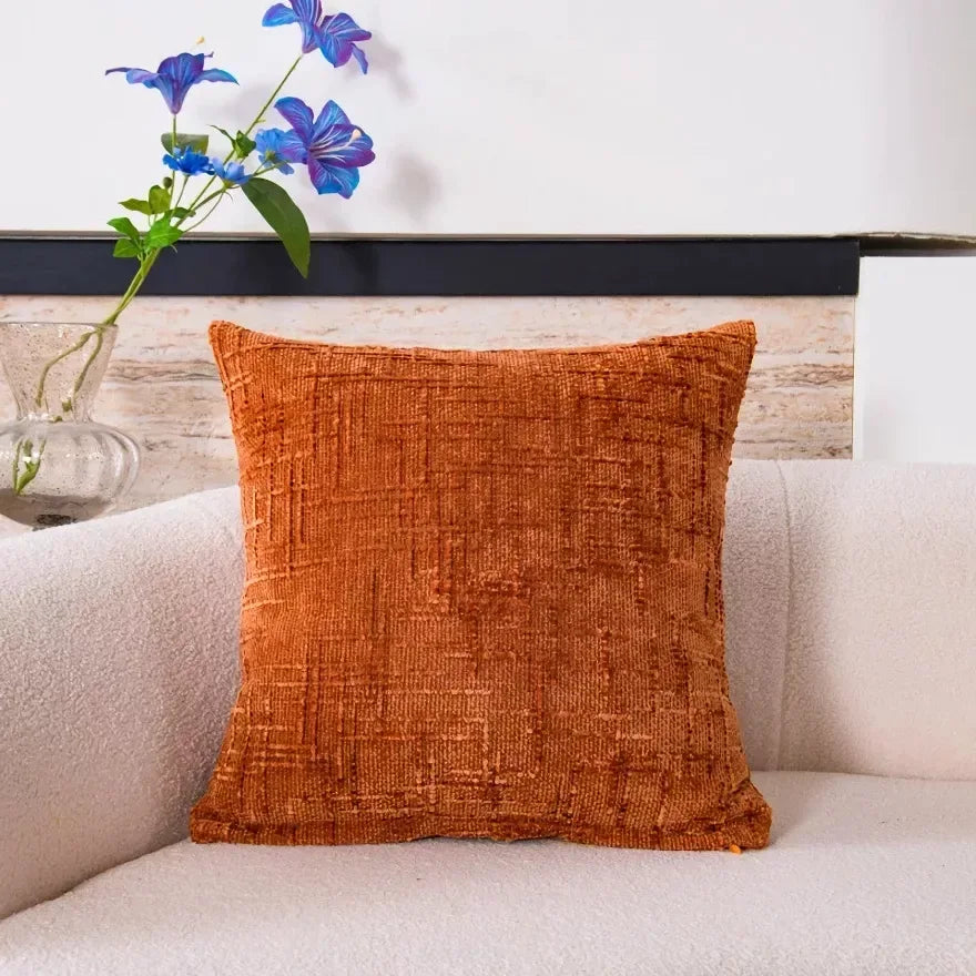 Coarse Linen Seat Cushion Cover – Soft, Breathable, and Decorative Backrest Cover for Office and Car - DSARD