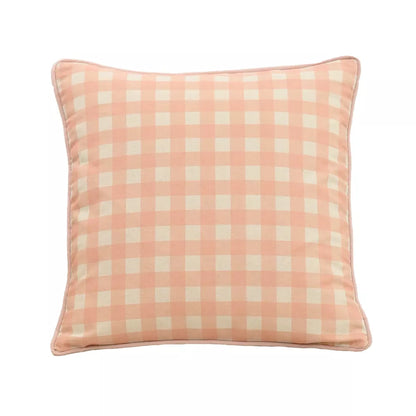 Sweet Polka Dot & Floral Cushion Cover 18×18 Inch Cotton Linen
