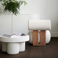 Modern Chic Cream Single Sofa Chair - DSARD