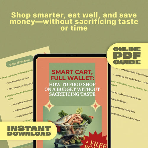 Smart Cart, Full Wallet: How to Food Shop on a Budget Without Sacrificing Taste | Budget Grocery Shopping Guide | Meal Planning & Savings Tips