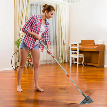 360° Rotatable Wall Mop with Adjustable Long Handle and Triangular Head - DSARD