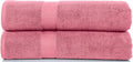 Bath Sheet Towels 100% cotton, 600 GSM Bathroom Towels, Soft and Absorbent Bath Sheets - Set of 2 (35 x 70 Navy, Rose Pink, Teel) by DSARD - DSARD