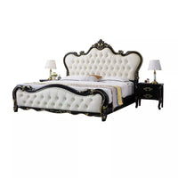 Waterproof Soft Double Bed with Luxury Oak Frame - DSARD