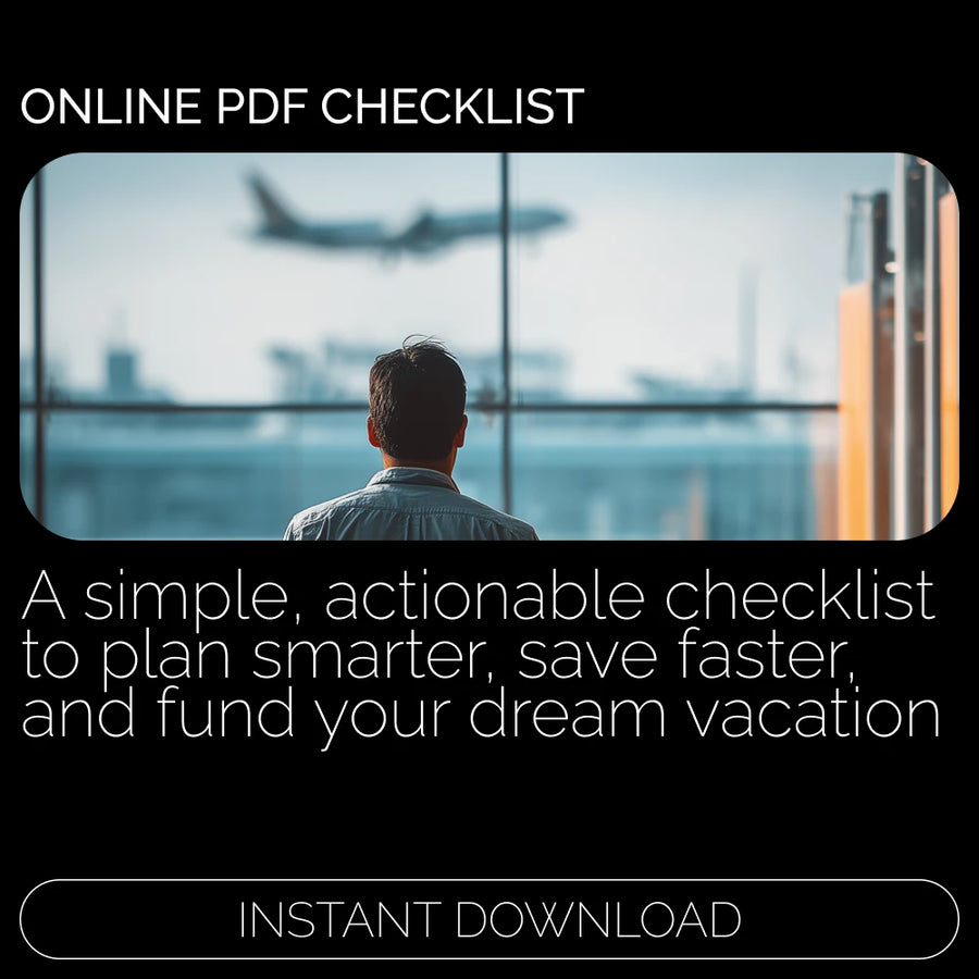 The Ultimate Vacation Savings Checklist: Escape Smart, Travel Far – Printable Travel Budget Planner, Money-Saving Checklist, Vacation Money Saving Hacks Guide for Stress-Free Trip Planning
