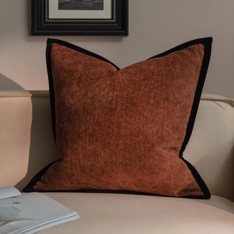 Chenille Textured Square Cushion Cover