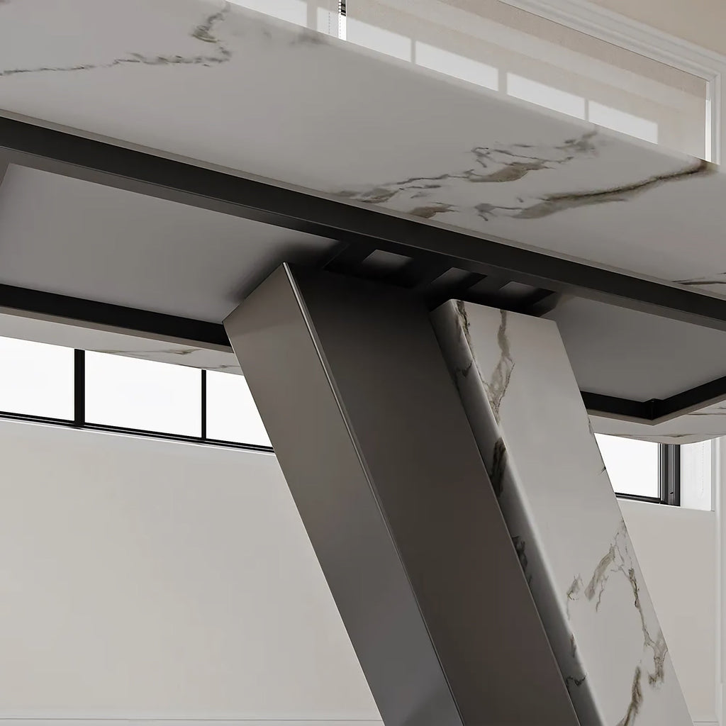 Modern Luxury White Dining Table - DSARD