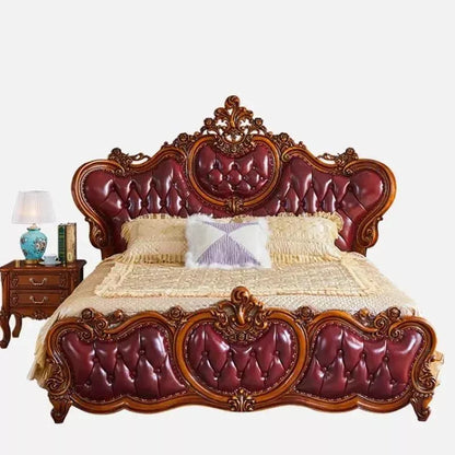 Elegant Solid Wood King Size Bed Frame - DSARD