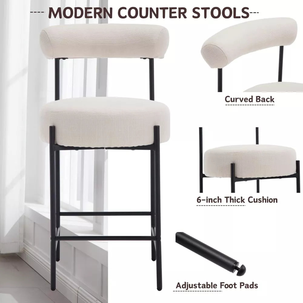 Modern Counter Height Bar Stools Set of 4 - DSARD