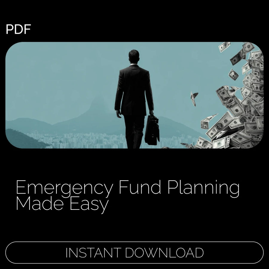 Emergency Fund Made Simple | How to Calculate Emergency Fund | Personal Finance eBook PDF | Beginner-Friendly Money eBook | Instant Digital Download