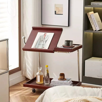 Nordic Mobile Cart Solid Wood Storage Table - DSARD