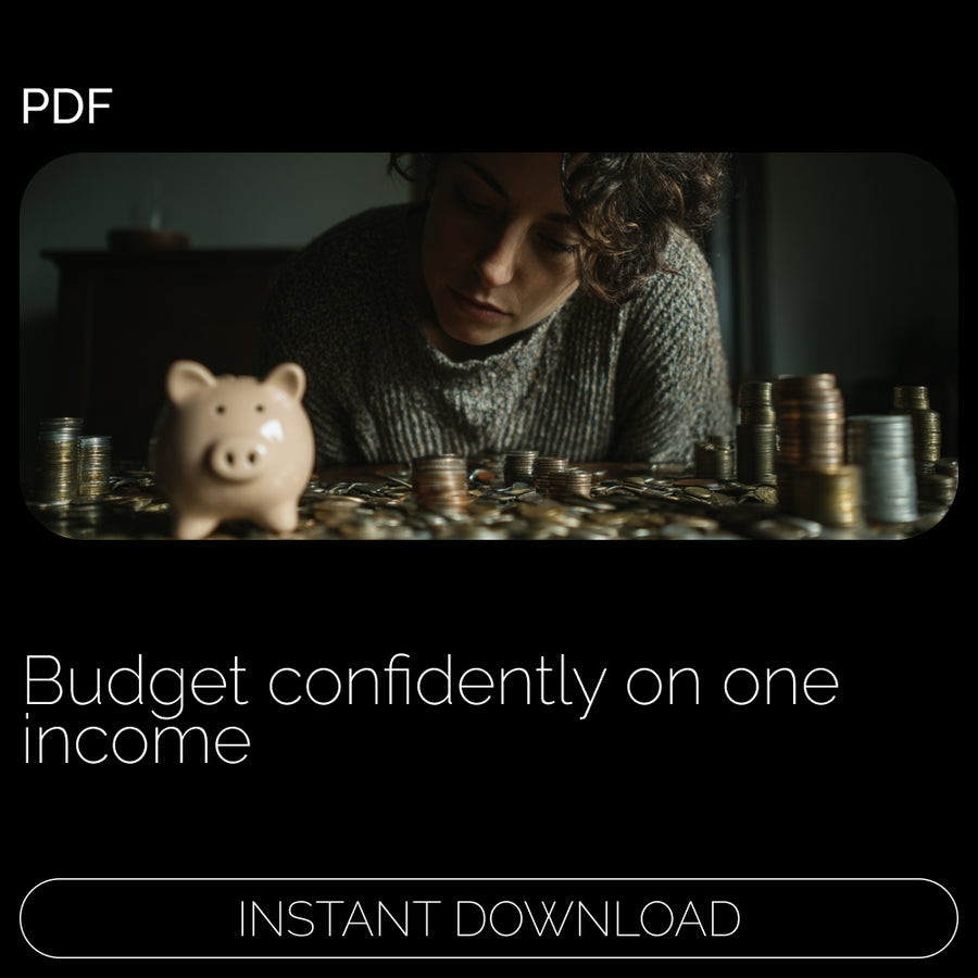 A Practical Guide to Budgeting as a Single Mom | Simple Money Planning eBook for Moms Learning how to budget as a single mom