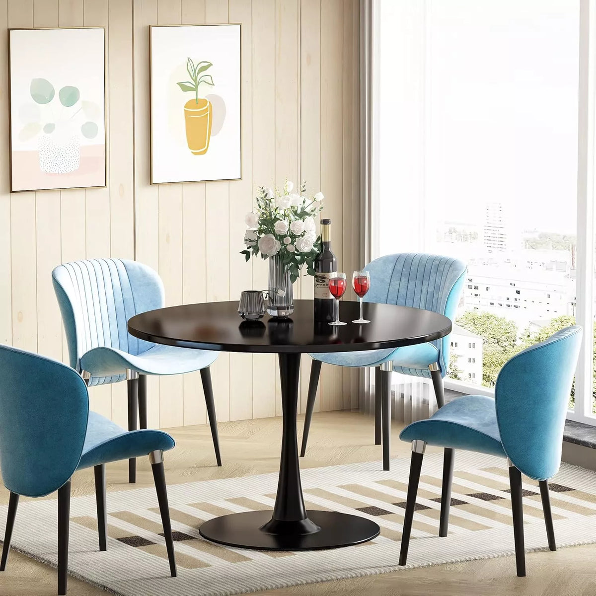 Mid-Century Modern Round Tulip Dining Table - DSARD