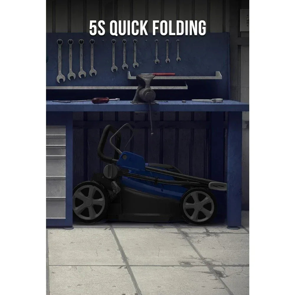 DSARD Lawn Mower 40V Brushless Cordless Electric with 5 Cutting Height Adjustments - DSARD