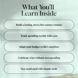 52 Weeks to Financial Freedom: Your Step-by-Step Guide to Smart Weekly Budgeting | 52 Week Budget eBook, Digital Download, Weekly Budget Planner PDF thumbnail 3