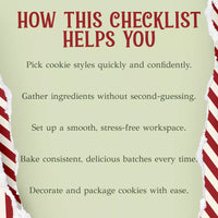 Sweet & Festive: Christmas Cookie Planner | Holiday Baking Checklist | Printable Cookie Guide for christmas cookies ideas & Festive Recipe Planning - DSARD