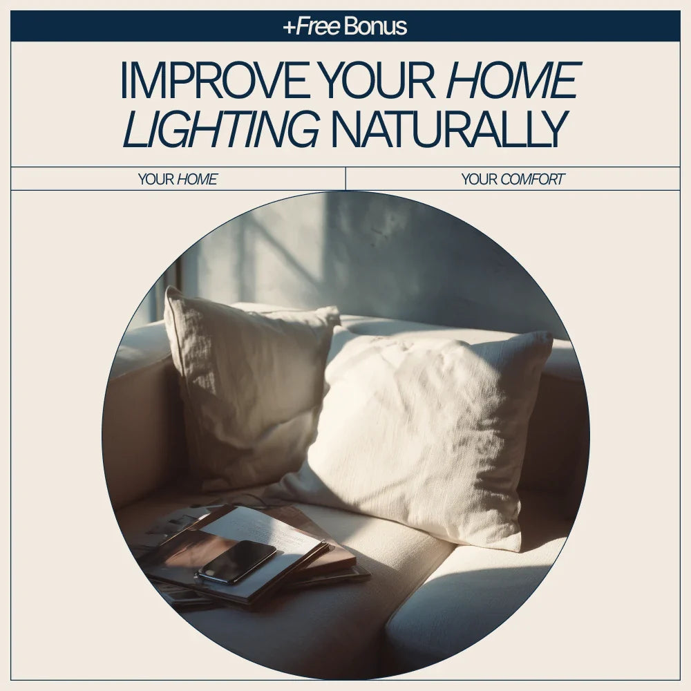 Improve Your Home Lighting Naturally | A Practical eBook Guide on How to Improve Home Lighting Naturally for Brighter, Healthier Spaces