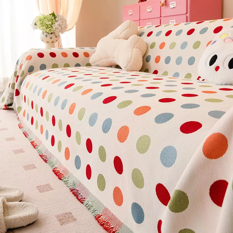 Soft Cartoon Plush Sofa Blanket