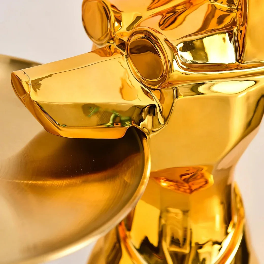 Elegant Doberman Dog Floor Statue - DSARD - DSARD