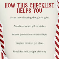 The Ultimate Christmas Gift Checklist for Your Boss | Digital Download Guide for Thoughtful, Professional, and Fun Christmas Gifts for Boss - DSARD