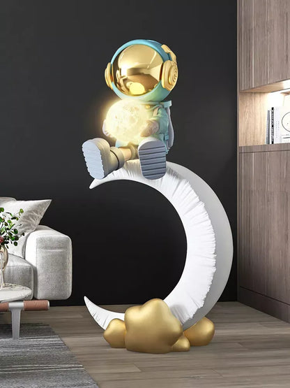 Modern Astronaut Floor Sculpture