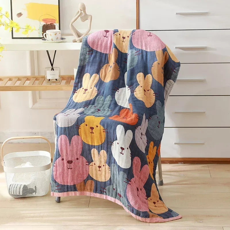 Bohemian Floral Cotton Beach Bath Towel - DSARD