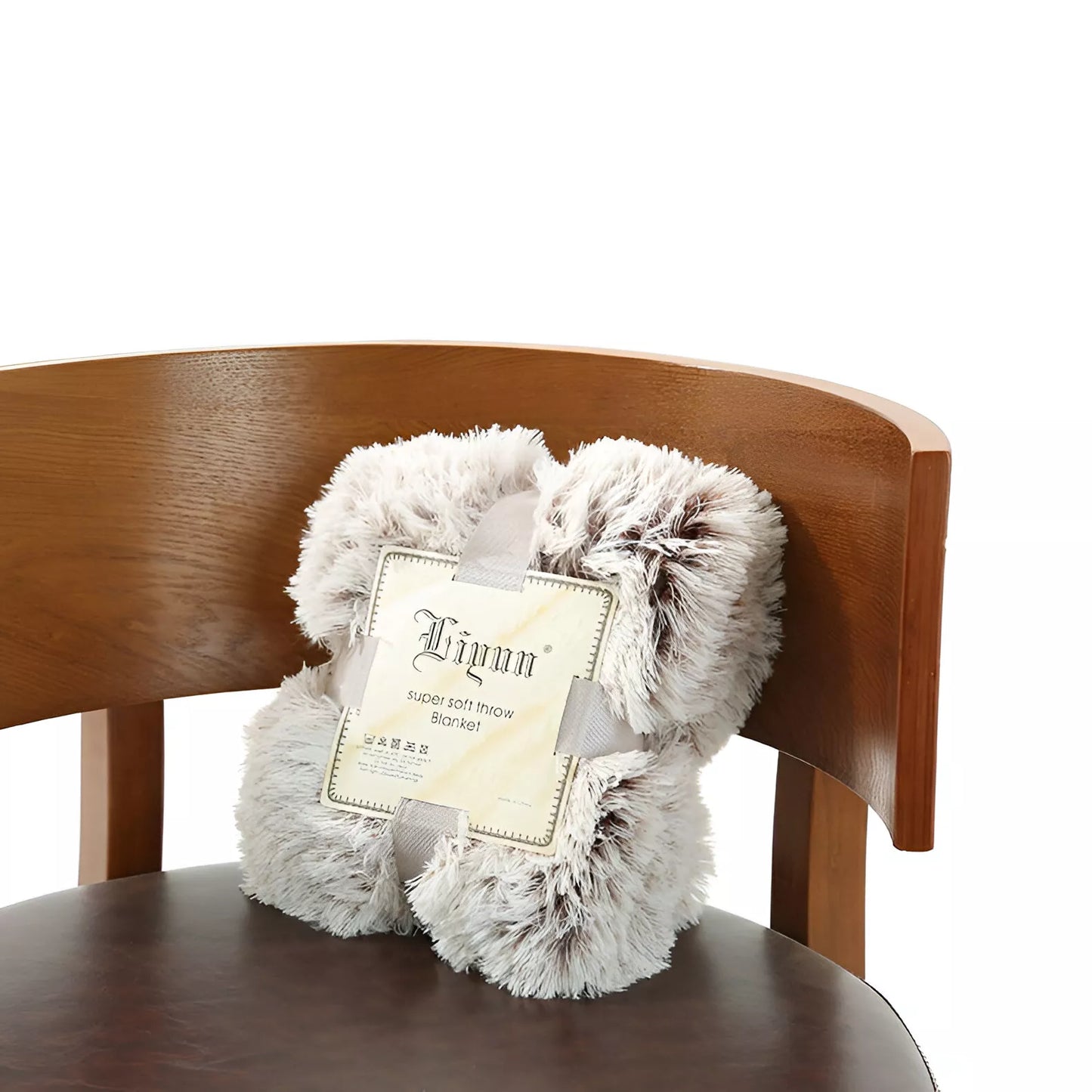 Ultra-Soft Faux Fur Plush Throw Blanket for Bed & Sofa