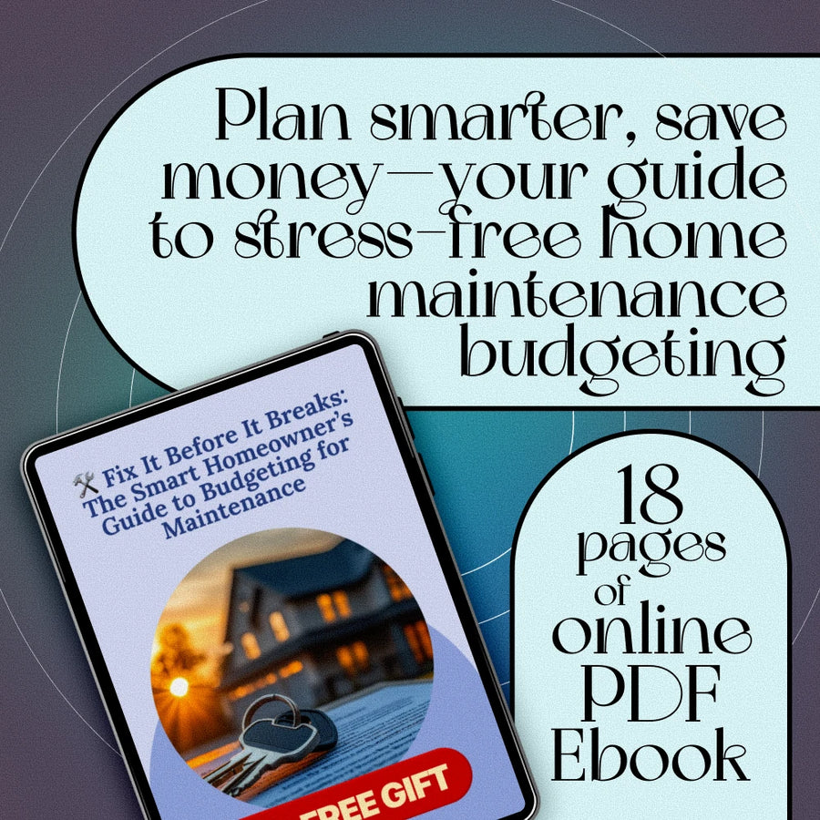 Fix It Before It Breaks: The Smart Homeowner’s Guide to Budgeting for Maintenance | How Much to Budget for Home Maintenance eBook | Home Repair Checklist & Maintenance Budget Planner