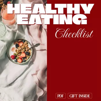 Your Healthy Eating Checklist | Digital Download for Hormone Balance, Wellness, and Nutrition Guide eBook