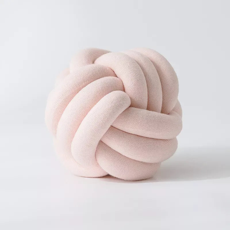 DIY Knot Pillow Ball – Oversized Soft Cushion for Home & Pets - DSARD