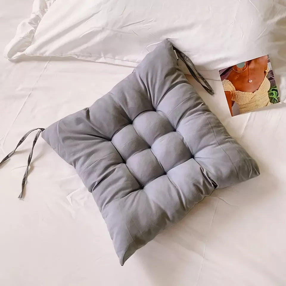 Soft Square Chair Cushion – Comfortable Seat & Backrest Pads for Home & Office