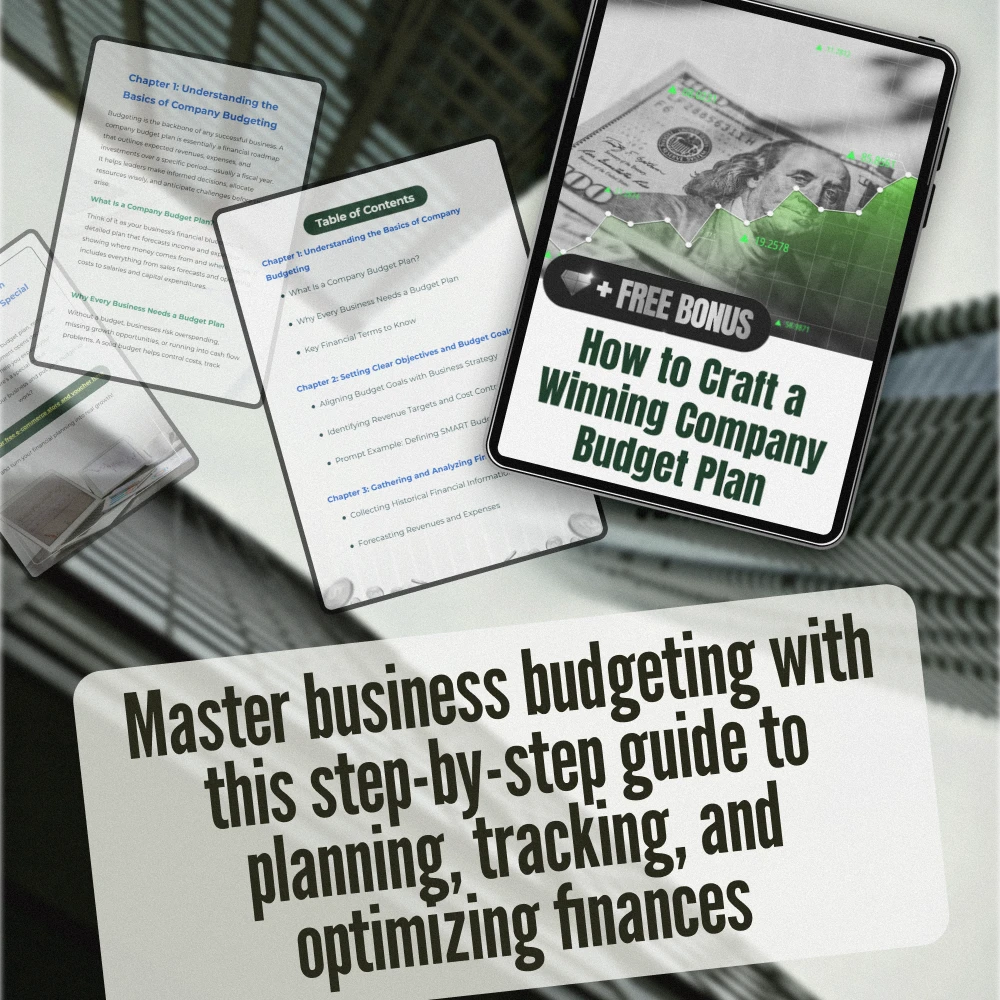 How to Craft a Winning Company Budget Plan | eBook Download | Small Business Finance Guide | How to Make Budget Plan for a Company