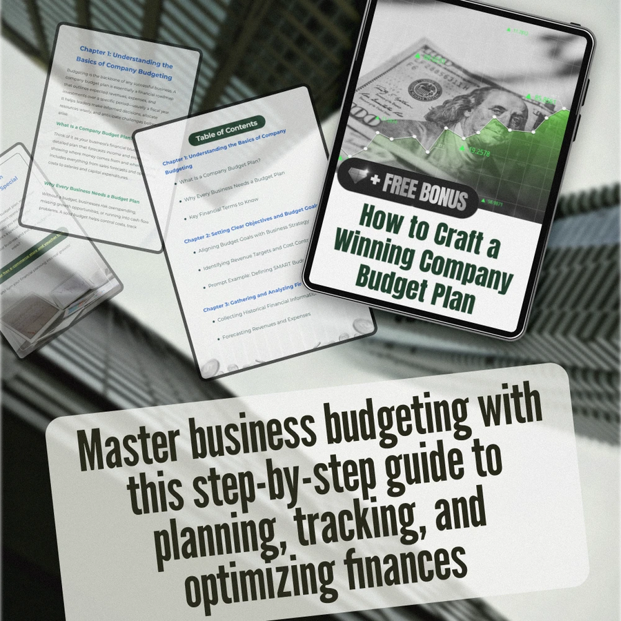 How to Craft a Winning Company Budget Plan | eBook Download | Small Business Finance Guide | How to Make Budget Plan for a Company