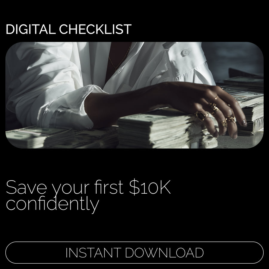 $10K Savings Action Plan 🏆 – Simple Checklist Guide on how to save 10000, Step-by-Step Money Saving Plan, Digital Download
