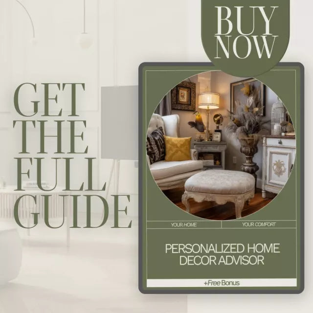 Personalized Home Decor AI Advisor Guide | AI Home Styling eBook | Digital Download for Interior Design, Custom Decor Planning, and Smart Home Aesthetic Personalization