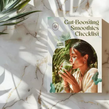 Gut-Boosting Smoothies Checklist | Printable Digital Download for Smoothies that Support Gut Health | Healthy Digestion & Microbiome Support