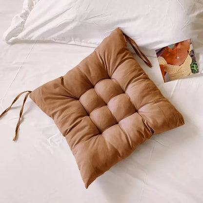 Soft Square Chair Cushion – Comfortable Seat & Backrest Pads for Home & Office