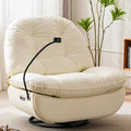 270° Swivel Power Recliner with Voice Control, USB, and Cell Phone Holder - DSARD - DSARD