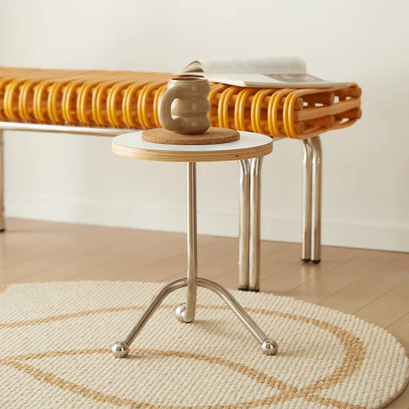 Nordic Modern Round Coffee Table – Scandinavian Living Room