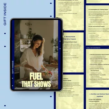 Fuel That Shows | Nutrition & Workout Results Guide, Performance Fueling eBook, Training Nutrition Checklist, Digital Fitness Download