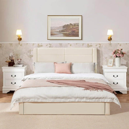 Fully Assembled 2-Drawer Wooden Premium Nightstands Set