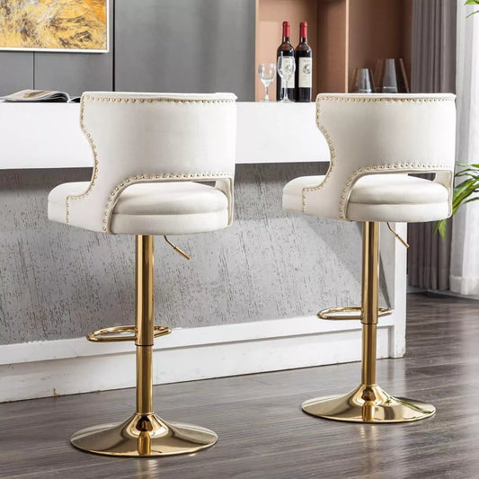 Modern Adjustable Swivel Bar Stools Set of 4 - DSARD