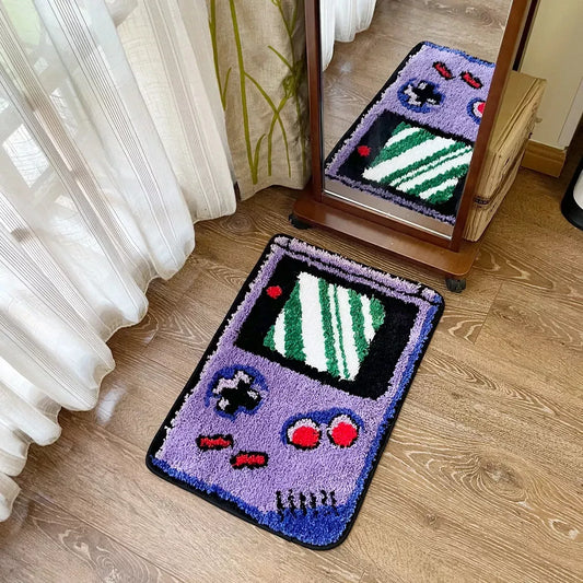 Retro Handheld Game Console Tufted Rug