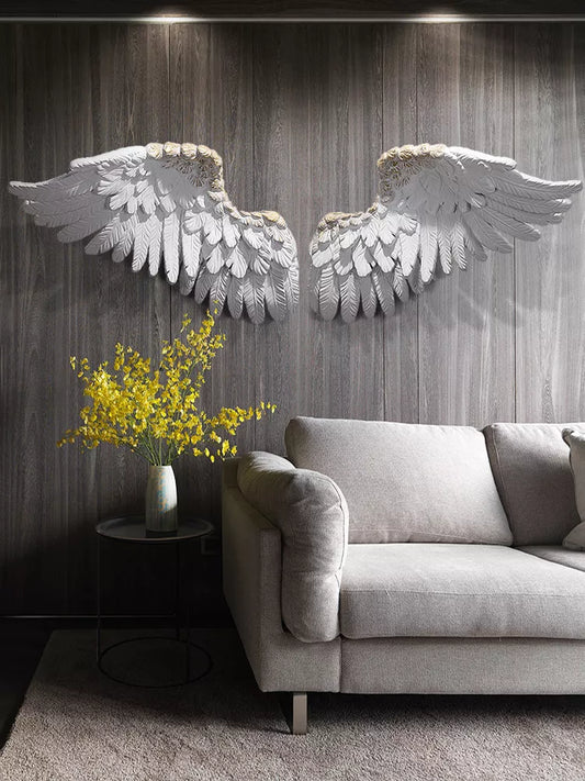 Nordic 3D Angel Wings Wall Decor