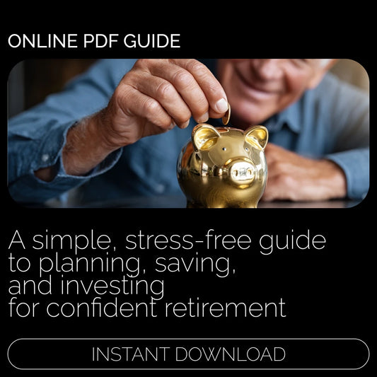 The No-Stress Roadmap to Smart Retirement Savings | Easy saving for retirement planning Guide Ebook | Retirement Planning Made Simple | Digital Download